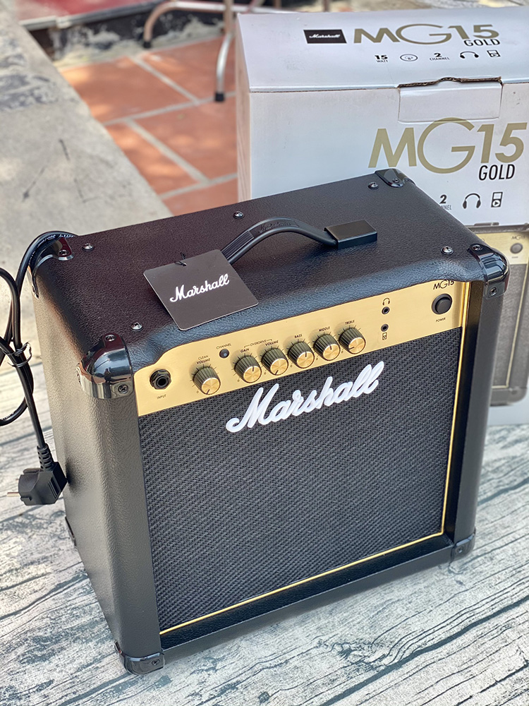 Ampli guitar Marshall MG15 Gold - PHONG VÂN MUSIC