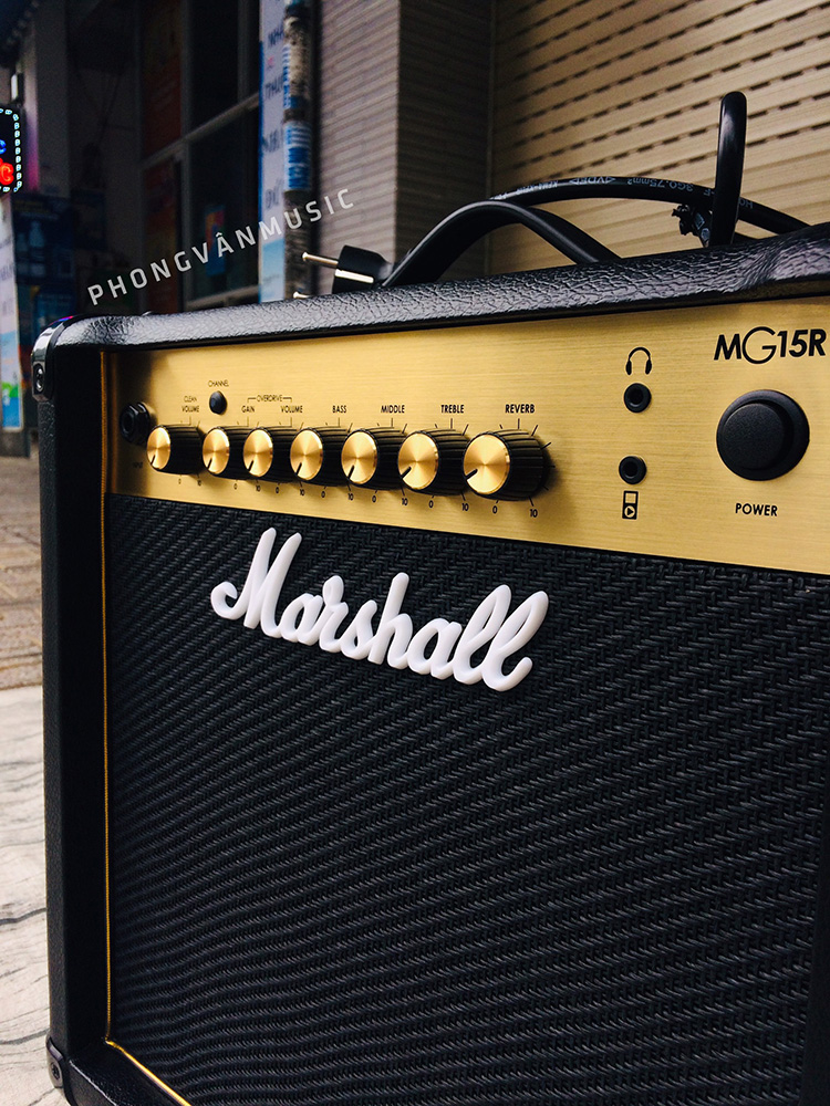 Ampli guitar Marshall MG15R Gold - PHONG VÂN MUSIC