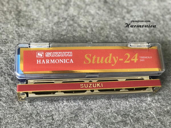 Kèn Harmonica Tremolo Suzuki Study 24