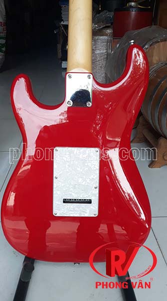 Đàn guitar điện tân nhạc Fender màu đỏ tươi