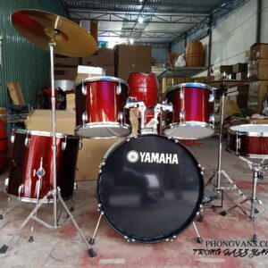 Trống dàn nhạc sống Yamaha đỏ đậm