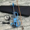 Đàn violin điện màu xanh V1-EL