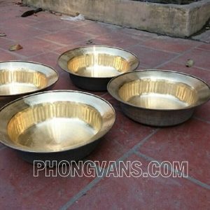 Chậu rửa mặt bằng đồng 42cm