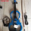 Đàn violin điện màu xanh