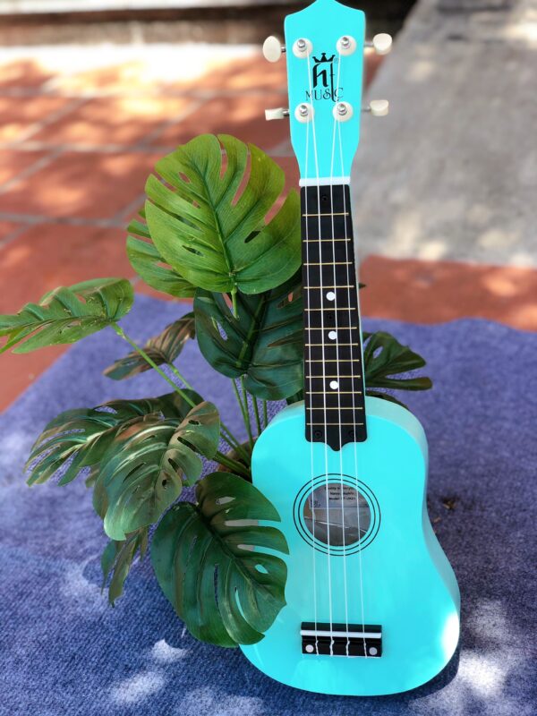 Đàn ukulele màu bằng gỗ