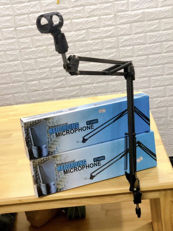 Chân mic kẹp bàn professional recording microphone stand