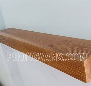 Kệ gỗ thông treo tường dễ lắp đặt