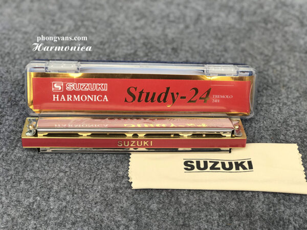 Kèn harmonica Suzuki Study-24 tremolo 24H