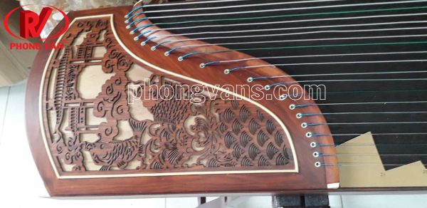 Đàn tranh guzheng 21 dây cao cấp trạm đẹp