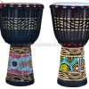 Trống vỗ tay Châu Phi djembe gỗ 10 inch