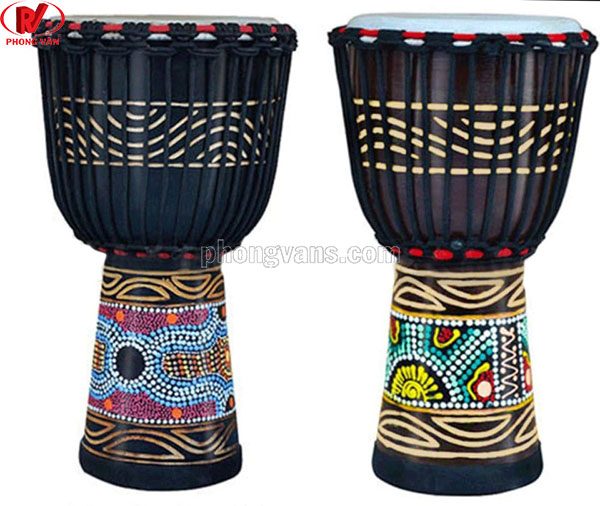 Trống vỗ tay Châu Phi djembe gỗ 10 inch