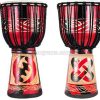 Trống vỗ tay Châu Phi djembe gỗ 10 inch