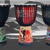 Trống vỗ tay Châu Phi djembe gỗ 10 inch