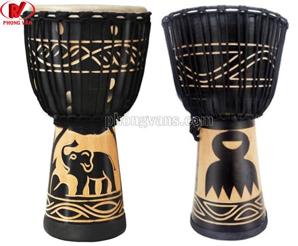 Trống vỗ tay Châu Phi djembe gỗ 10 inch