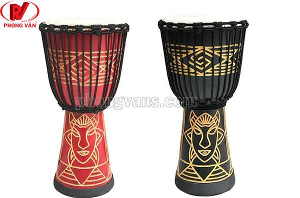 Trống vỗ tay Châu Phi djembe gỗ 10 inch