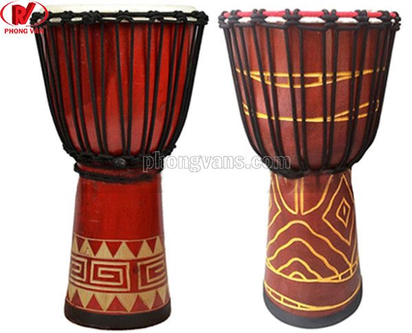 Trống vỗ tay Châu Phi djembe gỗ 10 inch