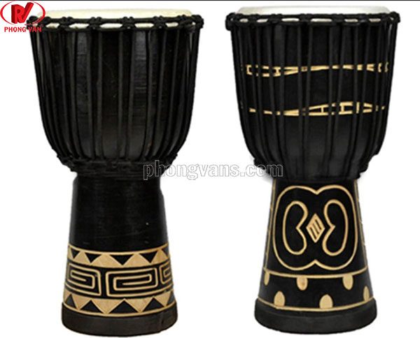 Trống vỗ tay Châu Phi djembe gỗ 10 inch