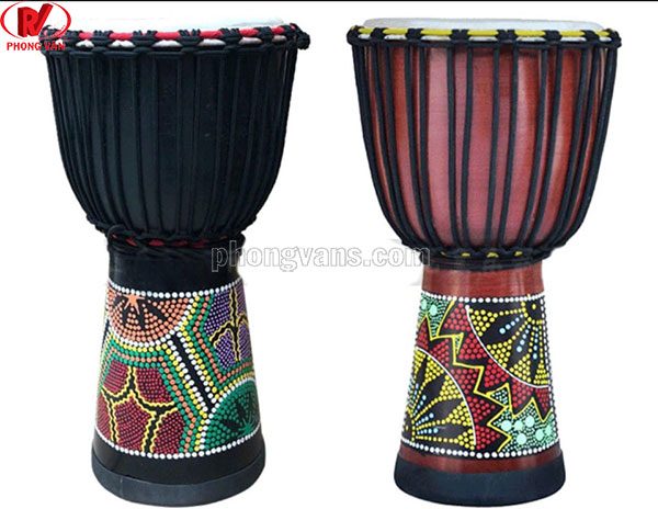 Trống vỗ tay Châu Phi djembe gỗ 10 inch