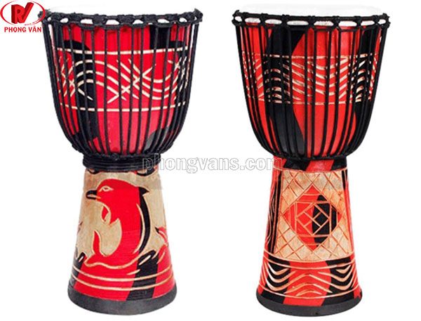 Trống vỗ tay Châu Phi djembe gỗ 10 inch