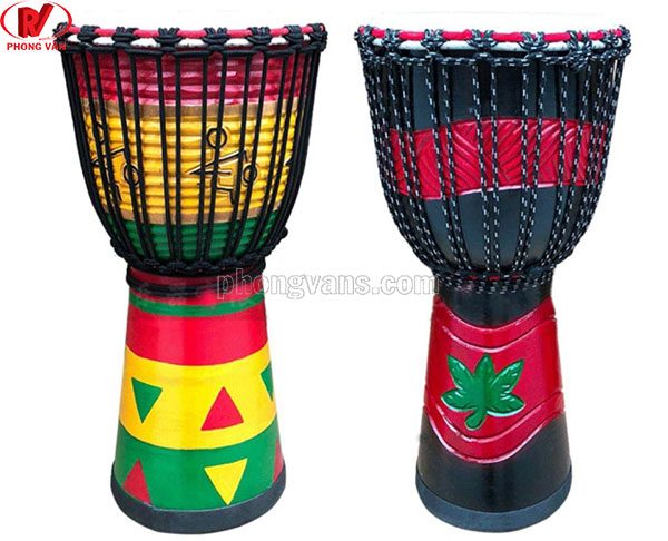 Trống vỗ tay Châu Phi djembe gỗ 10 inch