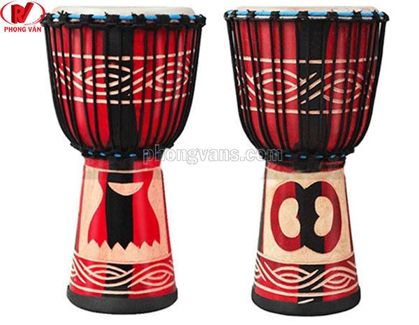 Trống vỗ tay Châu Phi djembe gỗ 10 inch