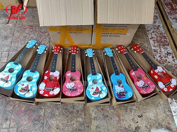 Bán sỉ đàn ukulele gỗ nhiều hình màu sắc