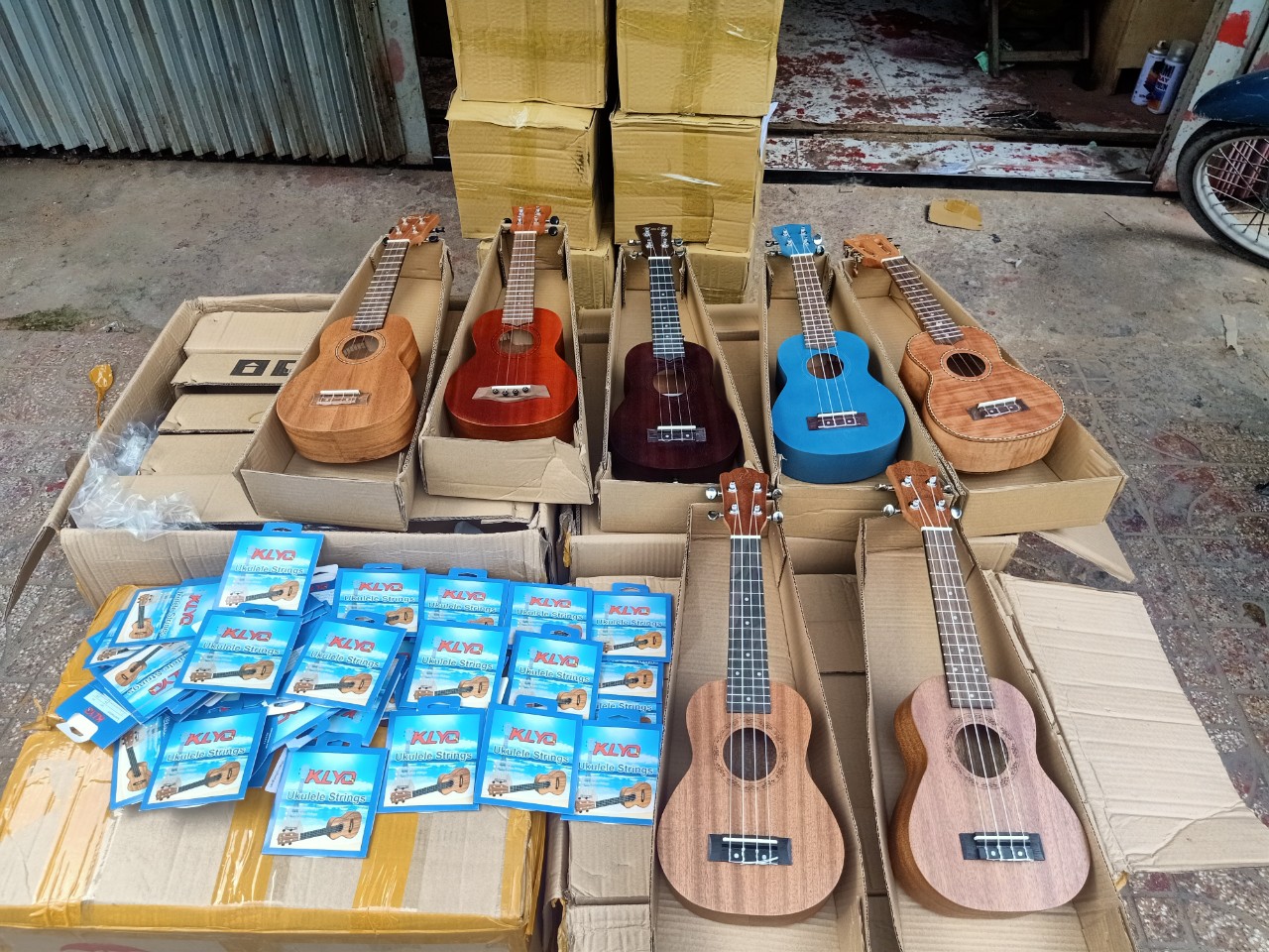 Bán sỉ lẻ đàn ukulele gỗ