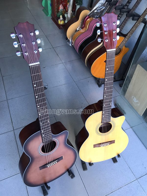 Đàn guitar acoustic gỗ hồng đào HDJ100 giá sinh viên