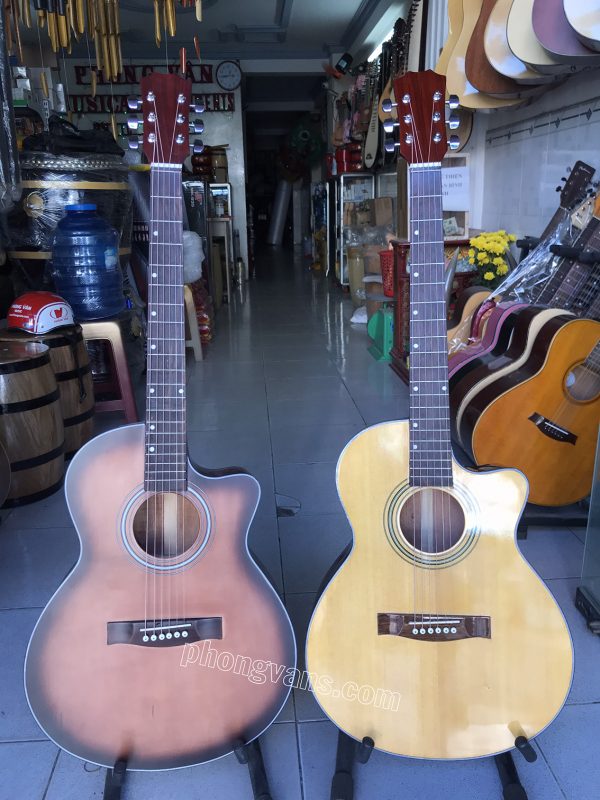 Đàn guitar acoustic gỗ hồng đào HDJ100 giá sinh viên