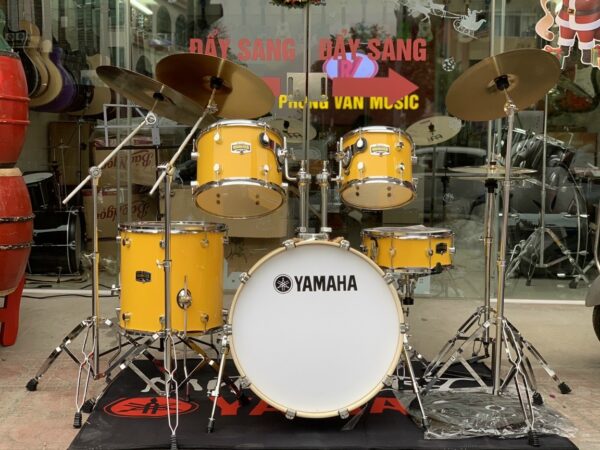 Bộ trống jazz Yamaha màu vàng cao cấp