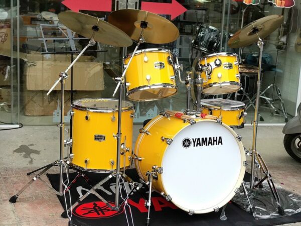Bộ trống jazz Yamaha màu vàng cao cấp