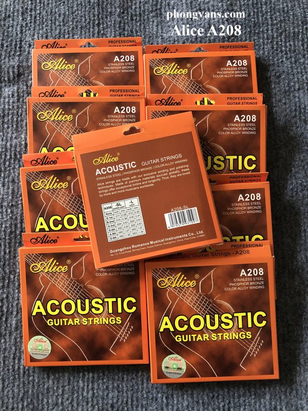 Dây Đàn Guitar Acoustic Alice A208 Chính Hãng