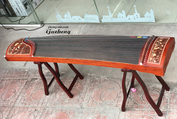 Đàn tranh trung quốc guzheng 21 dây cao cấp trạm cá chép