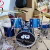 Trống nhạc jazz DW drum Mỹ màu xanh