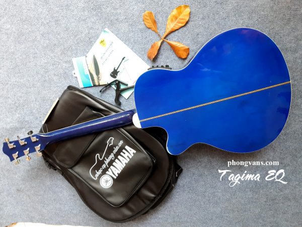 Đàn Guitar Tagima EQ chính hãng màu xanh