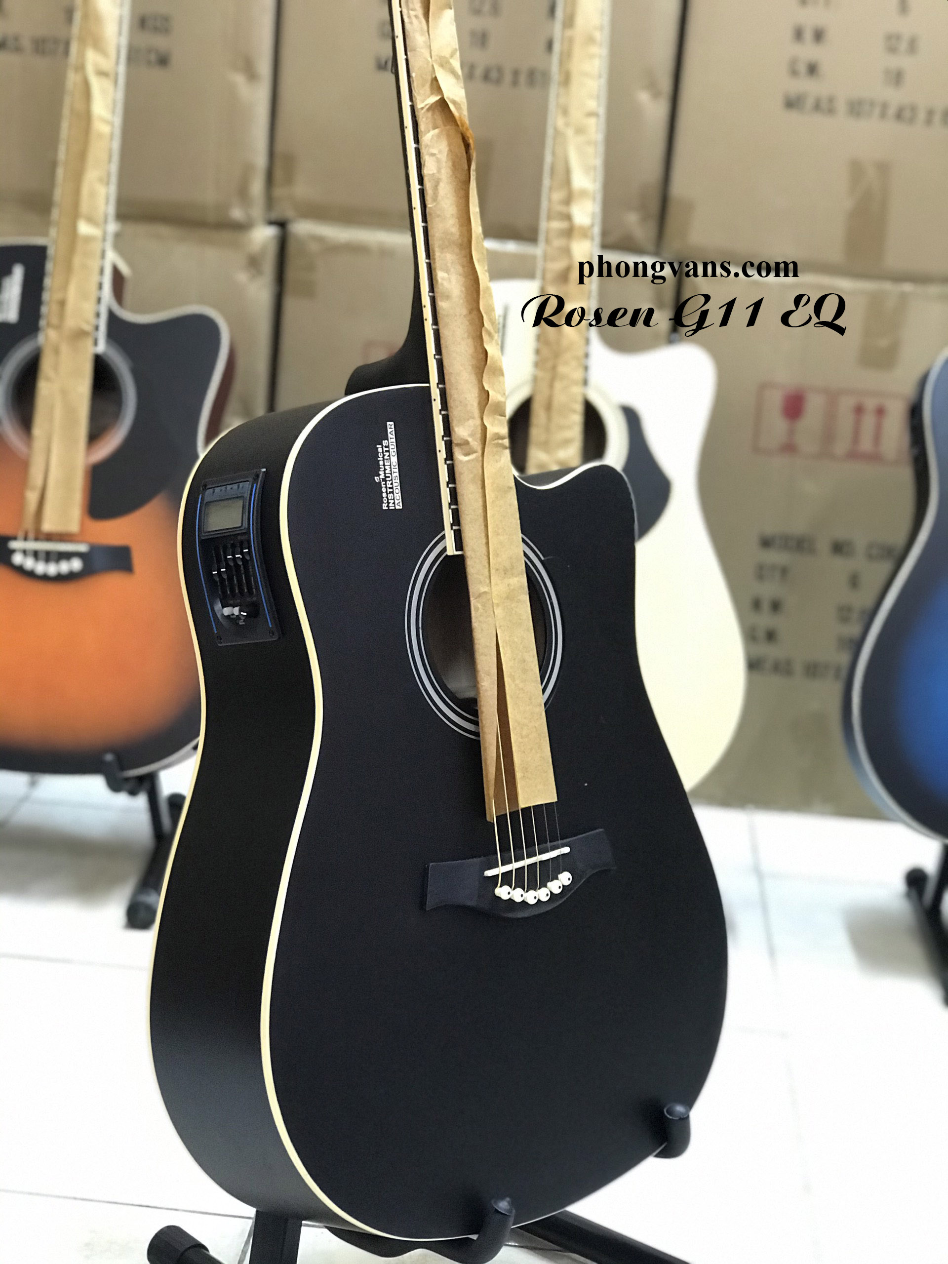 Guitar acoustic Rosen G11 có EQ