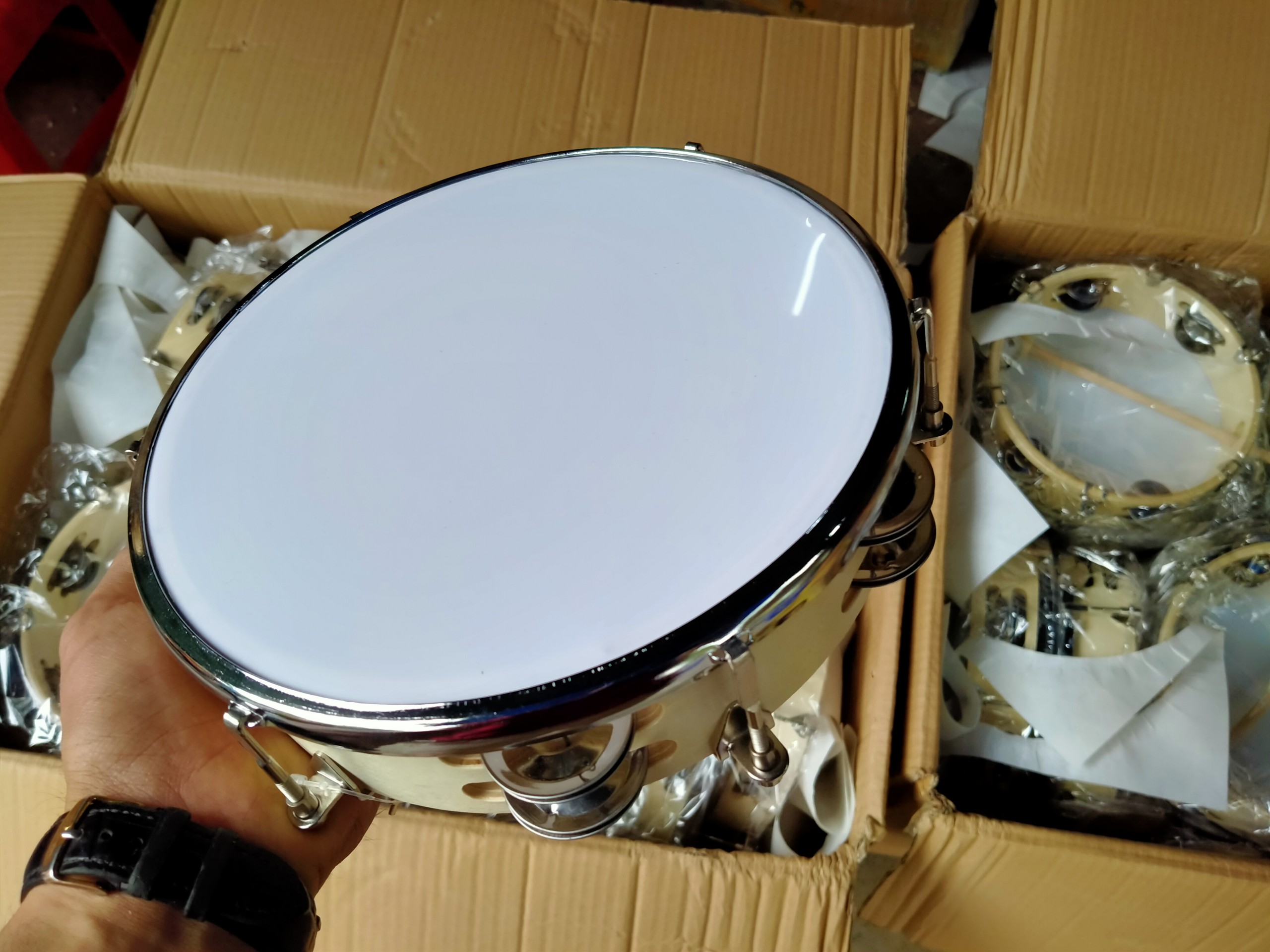 Là một trong những nhạc cụ phổ biến trong đời sống cũng như trong trường học hiện nay; trống tambourine ngày càng có thiết kế đa dạng hơn và đẹp hơn để phục vụ nhu cầu và thị hiếu từ khách hàng
