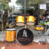 Trống jazz drum hãng HT music màu vàng