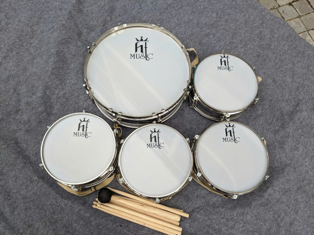 Trống đội nghi thức inox tiểu học HT Music HT-TH01