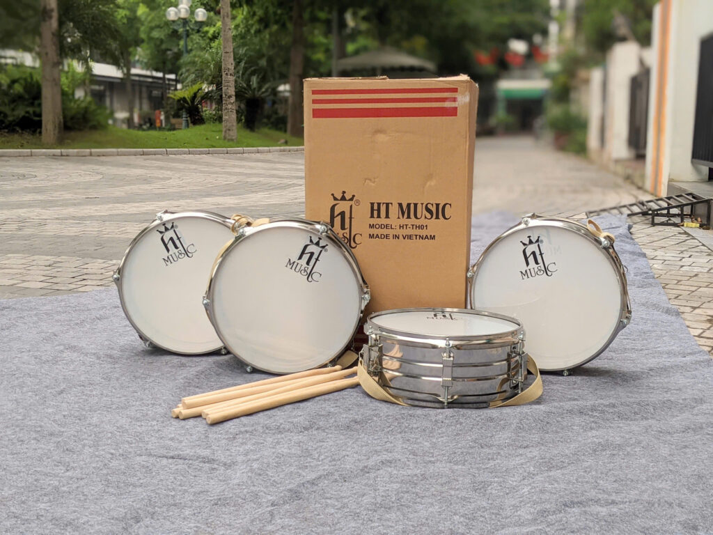 Trống đội nghi thức inox tiểu học HT Music HT-TH01