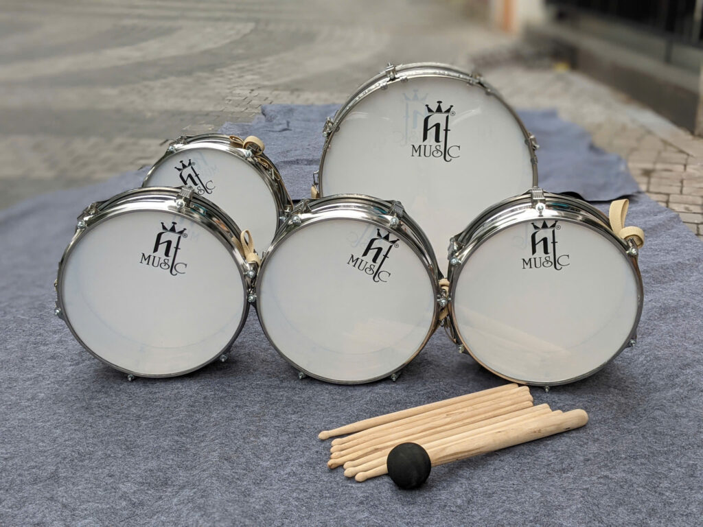 Trống đội nghi thức inox tiểu học HT Music HT-TH01