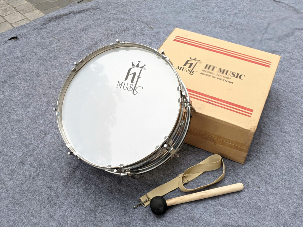 Trống đội nghi thức inox tiểu học HT Music HT-TH01
