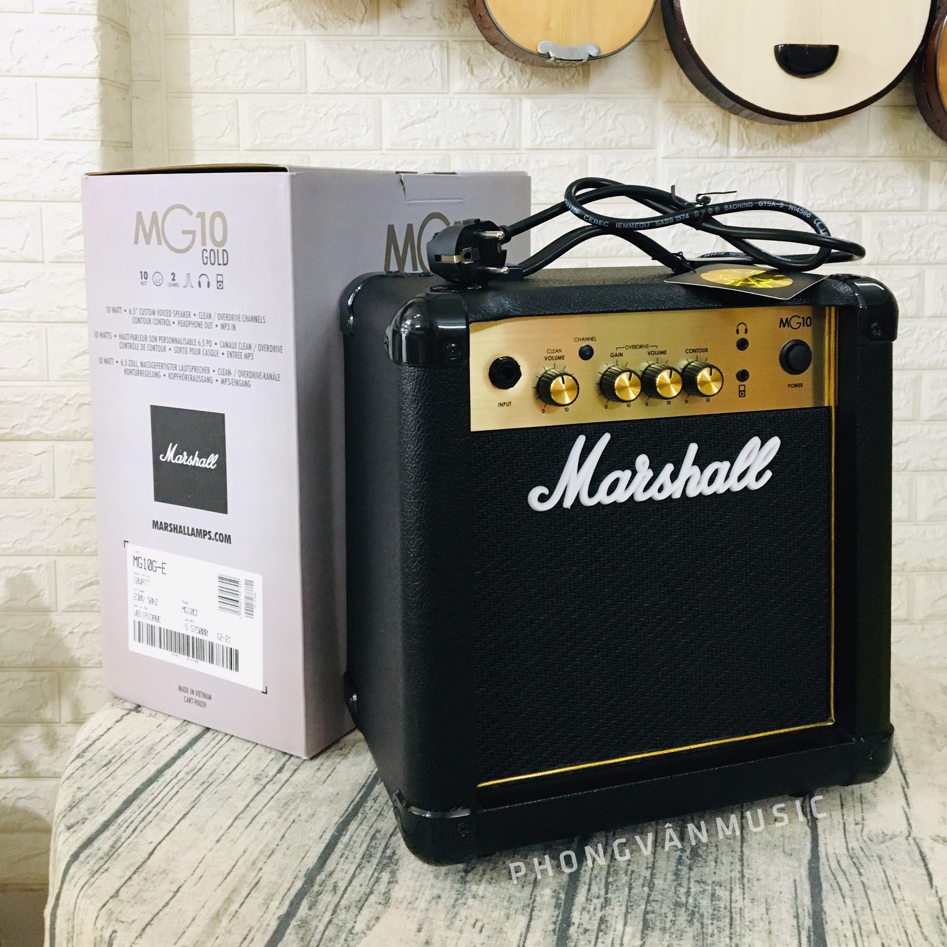 Ampli guitar Marshall MG10 Gold - PHONG VÂN MUSIC