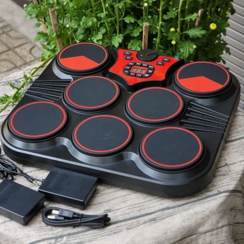 DR7113 (5) Trống Điện Tử Bora DM-7113 Tabletop