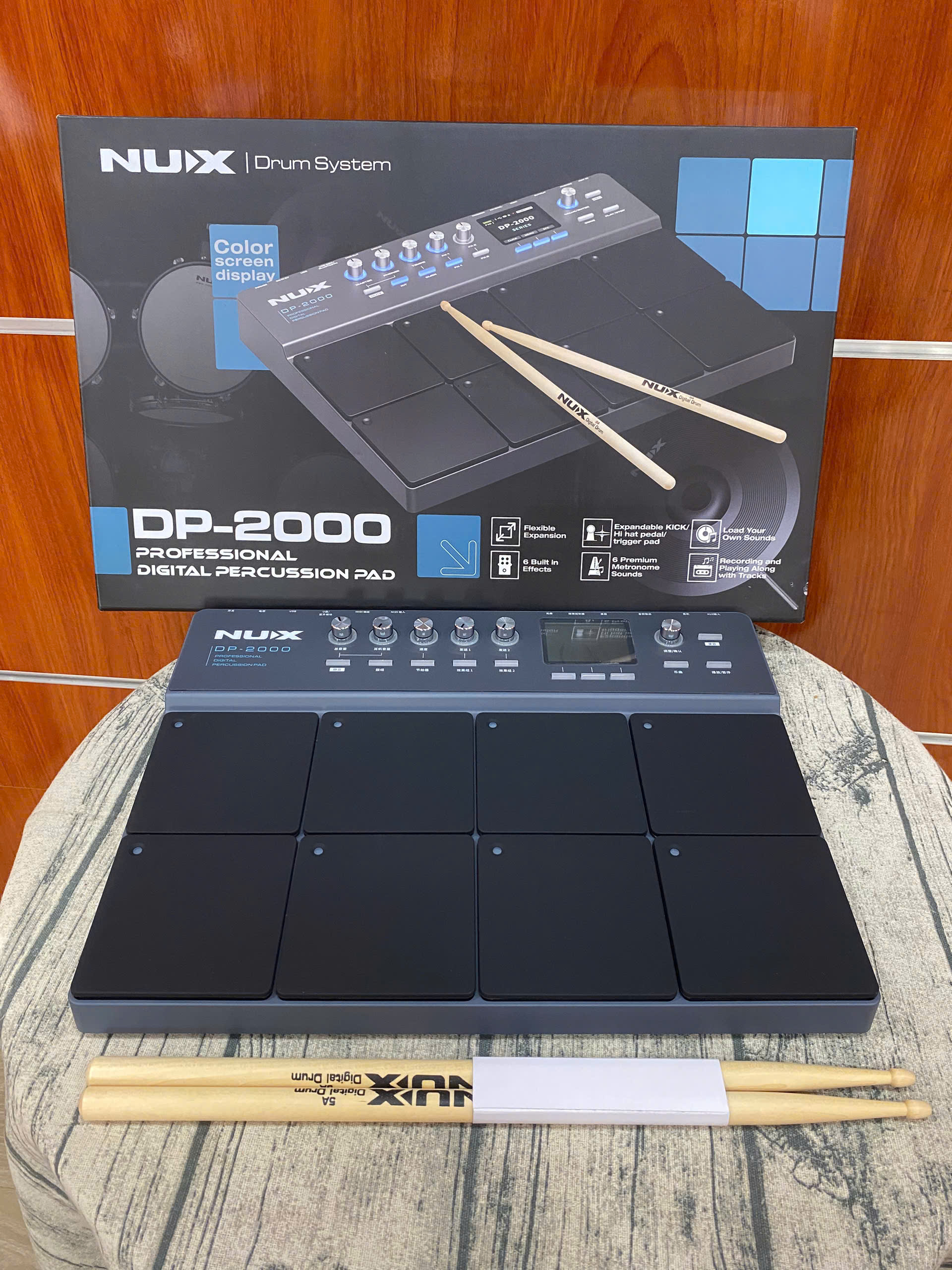 NUX DP2000 (4) Trống Điện Tử NUX DP-2000