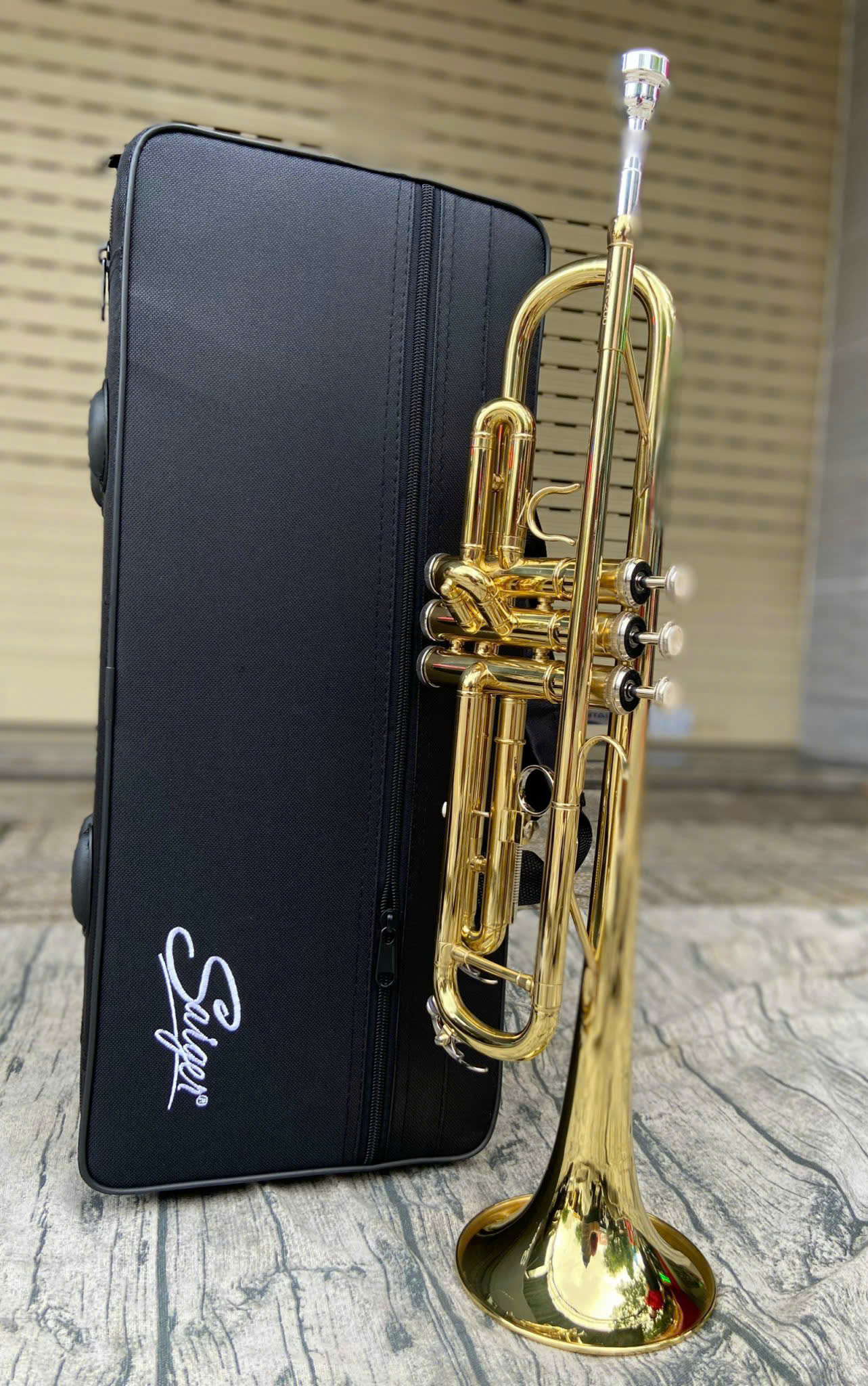 STR-200 (3) Kèn Trumpet Saiger STR-200 Vàng