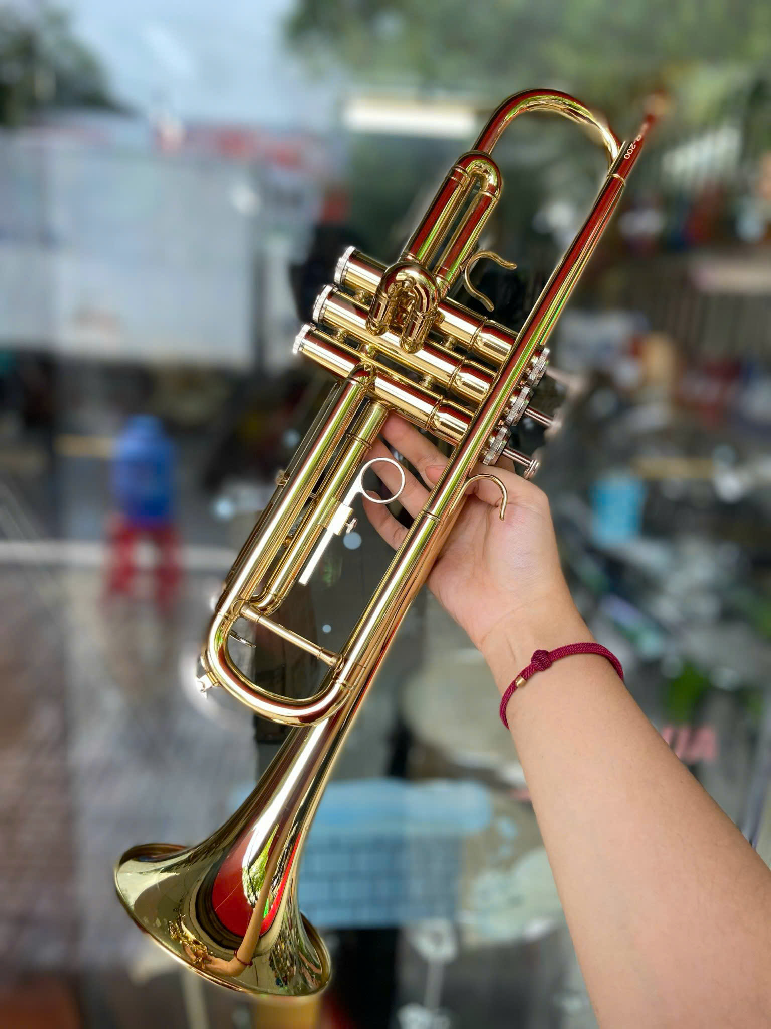 STR-200 (9) Kèn Trumpet Saiger STR-200 Vàng